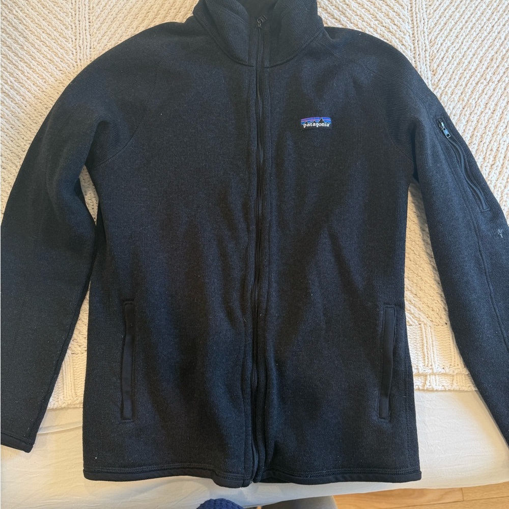Patagonia Black Zip-Up Fleece Jacket